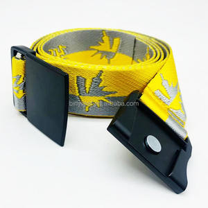 Cinturón de lona para hombre con hebilla de metal magnética duradera con patrón impreso personalizado, cinturón de nailon tejido Jacquard, cinturón táctico de moda para hombre - Product Image 5