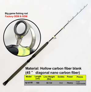 <span class=keywords><strong>Canne</strong></span> à pêche à la traîne en haute mer Fuji Guides pour <span class=keywords><strong>thon</strong></span> et requin, <span class=keywords><strong>canne</strong></span> à pêche en bateau avec pointe pivotante pour la pêche au gros gibier - Product Image 2