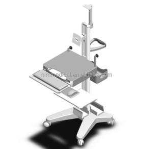ABS khay máy tính xe đẩy y tế giỏ hàng Xe đẩy cho di động electromyography <span class=keywords><strong>emg</strong></span> <span class=keywords><strong>eeg</strong></span> xe đẩy - Product Image 1