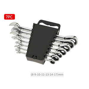 <span class=keywords><strong>6PCS</strong></span> 7PCS 8PCS 10pcs mở cuối đảo ngược số liệu khóa Flex ratcheting kết hợp cờ lê Bộ - Product Image 5