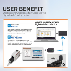 Medidor de Rugosidad Superficial Mitutoyo SJ410 con Pantalla a <span class=keywords><strong>Color</strong></span>, Alta Precisión de 0.001um y 1 Año de Garantía - Product Image 4