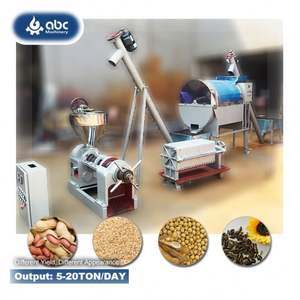 Máquina Extractora de Aceite de Semillas de Argán, Canola, Germen de Trigo, Jatropha, Girasol, Soja, Palma y Baobab de 1 a 10 Toneladas a Bajo Precio - Product Image 1