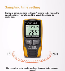 Termohigrómetro de Plástico DT-172 para Registrador de Datos de Temperatura y Humedad con Almacenamiento de 32000 Datos IP55 Alarma de Luz y Sonido OEM - Product Image 4