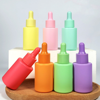 Flacon Compte-Gouttes en Verre de 20 ml 30 ml, Cylindrique, Transparent ou Ambré, pour Huile Essentielle, Sérum, Barbe et Cheveux – Emballage Cosmétique et Soin de la Peau