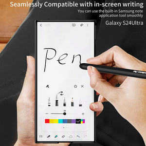 Pour <span class=keywords><strong>Samsung</strong></span> S24 Ultra <span class=keywords><strong>Model</strong></span> Pro Case Hard Shell S23 Ultra Capacitive Pen PC Fall Protection Cover avec Durable Shell - Product Image 3