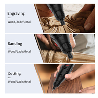 Broyeur électrique rechargeable pour le bricolage, mini perceuse rotative à gravure fine avec câble de données USB