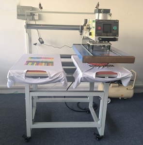 Imprimantes DTF Semi-Automatiques Pneumatiques Double Station 220V, Machine d'Impression de Logos pour Maillots et <span class=keywords><strong>Flocage</strong></span> - Product Image 2