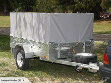 <span class=keywords><strong>Bâche</strong></span> imperméable en PVC pour remorque ouverte <span class=keywords><strong>8x4</strong></span>, hauteur de cage 600 mm, motif tissé 100 % polyester, pour sac ou valise - Product Image 5