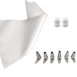 ชุดถุงบีบครีมแบบใช้แล้วทิ้ง ผลิตจากพลาสติกย่อยสลายได้ตามสั่ง พร้อมหัวบีบแบบต่างๆ สำหรับทำขนมเค้กและขนมอบ - Product Image 2