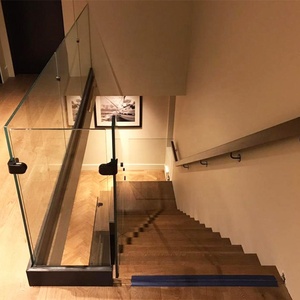 Escalier flottant au Canada et aux états-unis, <span class=keywords><strong>prix</strong></span> d'usine, balustrade en verre, cadre caché, escalier Invisible, conception d'escalier Stringer - Product Image 3