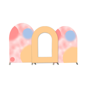 Hot Selling Blue Aluminum Open Arch Backdrop Stand Combination For Wedding And Party Events Stage Decoration
