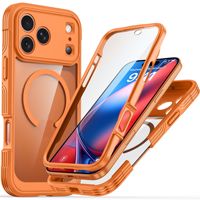 Étui magnétique de luxe compatible avec iPhone 18 Pro Max, protection d'écran en verre 9H intégrée, coque antichoc