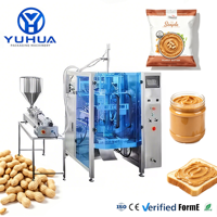 Machine d'emballage verticale automatique YH pour sachets de 1L et 2L de beurre de noix naturel anti-goutte, beurre de cacahuète