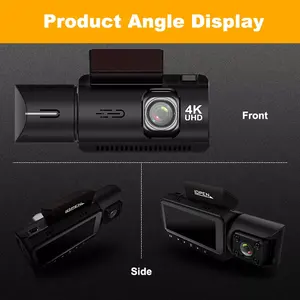 ZD80 4K + 1080P + 2K hareket algılama 5G Wifi ile <span class=keywords><strong>3</strong></span>.16 inç Dashcam 3Ch Autoelectronic araba kara kutusu ön ve arka çizgi kam 4K - Product Image 2