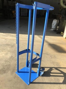 气瓶手推车 四轮滚轮容器 工业金属轮式搬运车 - Product Image 6