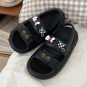 XIXITIAO femmes décontracté chat pantoufles <span class=keywords><strong>sandales</strong></span> et pantoufles plat plage dames mode 2022 été femmes pantoufle <span class=keywords><strong>sandales</strong></span> pour dames - Product Image 5