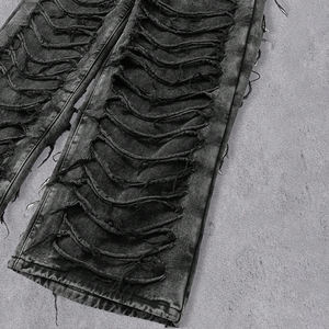 DiZNEW 2025 Jeans da Uomo Silhouette Oversize a Gamba Larga per un Movimento Senza Sforzo Jeans Distintivi del Produttore Jeans <span class=keywords><strong>Cargo</strong></span> da Uomo - Product Image 4