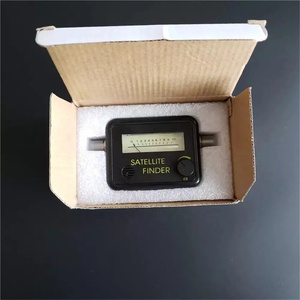 Pencari satelit, satu lampu hitam latar belakang kuning kata bintang menyala pelacak sinyal pita Ku Analog penjualan - Product Image 4