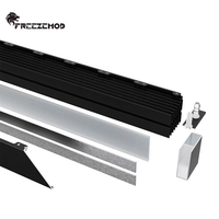 Radiateur de refroidissement d'eau pour serveur, 5 emplacements pour ventilateurs, RoHS, radiateur en aluminium de 60 mm. SR-LP40-60X5F75