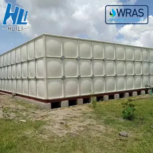WRAS وافق FRP GRP مياه الشرب خزان 5000 10000 لتر كبير الألياف الزجاجية المطر خزان المياه رخيصة الثمن في ماليزيا