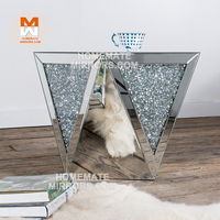 Table basse latérale géométrique en miroir populaire la plus vendue pour le salon