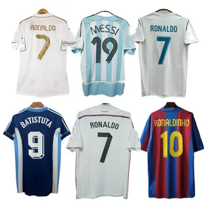 Wholesale High Quality Custom Printing Classic Retro RONALDO Shirt Men Football Jersey