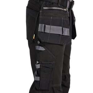 BLAKLADER - 159713439900D124 <b>Stretch</b> Pirate <b>trousers</b> <b>Black</b> - EAN 7330509921715 WORK <b>TROUSERS</b> CARGO WORK <b>TROUSERS</b> - Product Image 4