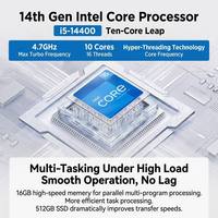 Computadora de Escritorio AOC Rongguang T200 I5 12700 16G 1T de Estado Sólido, para Oficina en Casa, Diseño y Juegos con una Sola Pantalla
