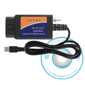 <span class=keywords><strong>ELM327</strong></span> <span class=keywords><strong>USB</strong></span> V1.5 Câble de diagnostic de voiture Scanner OBD2 avec MS-CAN HS-CAN La puce PIC18F25K80 prend en charge la plupart des protocoles OBDII FORscan - Product Image 1