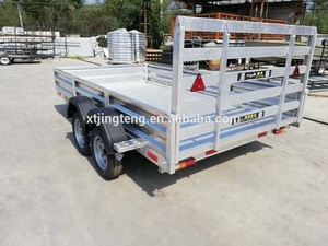 รถพ่วงแพลตฟอร์มและรถพ่วงเตียงแบนที่มีสังกะสี - Product Image 2