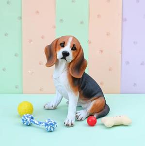 Escultura de Perro <span class=keywords><strong>Beagle</strong></span> de Tamaño Real, Realista, para Decoración del Hogar, Impresionante Estatua de <span class=keywords><strong>Beagle</strong></span>, Adorno Navideño para Jardín - Product Image 4