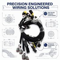 Faisceau de câblage pour automatisation robotique destiné aux machines industrielles et aux systèmes de convoyage avec connecteurs haute durabilité