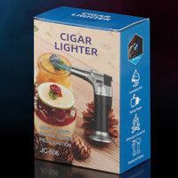 Yiwu Qianxun vente chaude luxe Insert Turbo torche meilleur Logo sur mesure coupe-vent allume-cigare