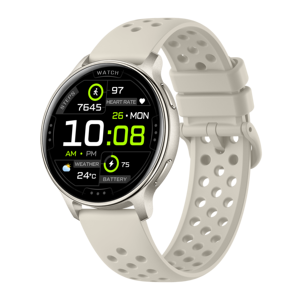 HT43 นาฬิกาสมาร์ทวอทช์หน้าจอ AMOLED 1.32 นิ้ว ความละเอียด 466*466 พร้อม GPS ตัวเรือนอะลูมิเนียมอัลลอยด์ กันน้ำ 3ATM รองรับการโทรผ่านบลูทูธ นาฬิกาออกกำลังกายอัจฉริยะ สำหรับผู้ชายและผู้หญิง - Product Image 2