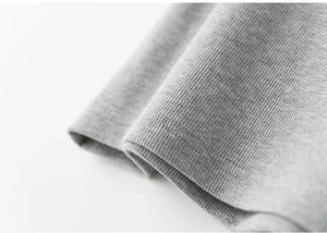 Débardeur en tricot gris pour femme, col rond, couleur unie, décontracté, respirant, sans manches, longueur normale, 100% coton - Product Image 4