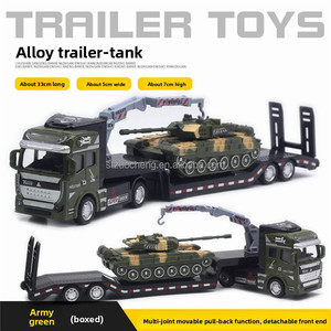 EN STOCK <span class=keywords><strong>1</strong></span>:50 moulé sous pression camion militaire jouet enfants camion Friction armée véhicules blindés réservoirs véhicules tout-terrain modèle de voiture - Product Image 4