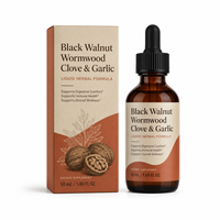 Teinture végétale multi-botanique avec noix noires, clou de girofle, armoise, ail, origan, gingembre, fenouil 50ml – Approvisionnement en gros OEM