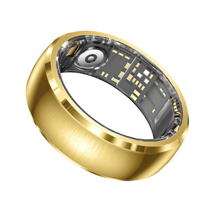 Bague connectée en acier inoxydable avec procédé de coulée de colle, moniteur de fréquence cardiaque, suivi du sommeil, tracker d'activité, étanche et rechargeable - Product Image 6