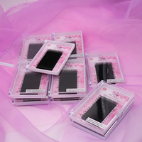 Extensions de cils individuels en forme de YY, courbures J, B, C, D, DD, qualité supérieure, vente en gros, logo personnalisé, fabricant OEM