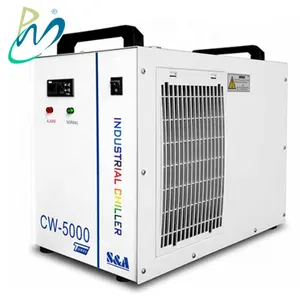 مبرد المياه CW-3000 مبرد المياه الصناعي المحمول مع تبريد ثاني أكسيد الكربون مبرد ليزر لقطع الماكينة بالليزر آلة الحفر