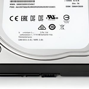 ฮาร์ดไดรฟ์ภายใน ST10000VE001 ความจุ 10TB SATA AF ขนาด 3.5 นิ้ว สำหรับจัดเก็บข้อมูลเซิร์ฟเวอร์ - Product Image 6
