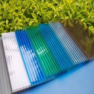 Feuilles de <span class=keywords><strong>polycarbonate</strong></span> PC Feuilles creuses Panneaux en nid d'abeille à plaques solaires multi-parois - Product Image 6