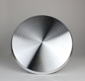 Base Girevole in Metallo Argentato per Decorazione Torte, Strumento da Pasticceria in Lega - Product Image 2
