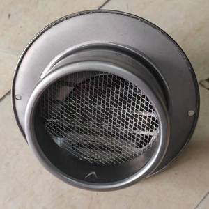 Penutup grill ventilasi udara eksternal, tudung luar ruangan dapur kualitas tinggi 304 201 stainless steel - Product Image 4