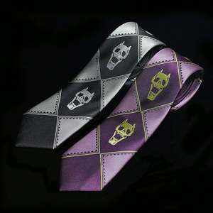 Corbata de Poliéster Formal de Anime JoJo's Bizarre Adventure, KILLER QUEEN, <span class=keywords><strong>Kira</strong></span> Yoshikage, Accesorios de Disfraces de Cosplay, Genial para Halloween - Product Image 1