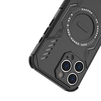 Antichoc dur protéger coque de téléphone béquille étui de téléphone intelligent magnétique antichoc couverture pour iphone 15 16 17