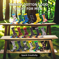 Nouvelle Tendance : Chaussettes en Coton Mignonnes pour Femmes, Chaussettes Tube pour Hommes, Chaussettes de Skateboard, Chaussettes Courtes et Mi-mollet Écologiques pour le Printemps