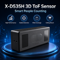 Sensor 3D ToF X-D535H untuk Langit-langit Tinggi 3.5-7m, untuk Mesin Pengujian Otomasi Industri, Penghitung Orang, Analisis Lalu Lintas Kota Pintar