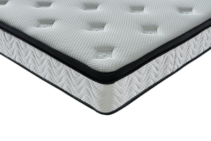 Colchón híbrido de diseño moderno, colchón de muelles de bolsillo con espuma de memoria natural para hotel - Product Image 2