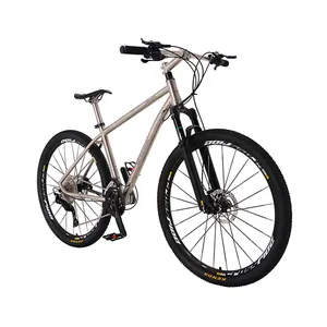 2024新しいデザインのマウンテンバイクディスクブレーキチタン合金マウンテン27.5インチ30スピードMTBバイク